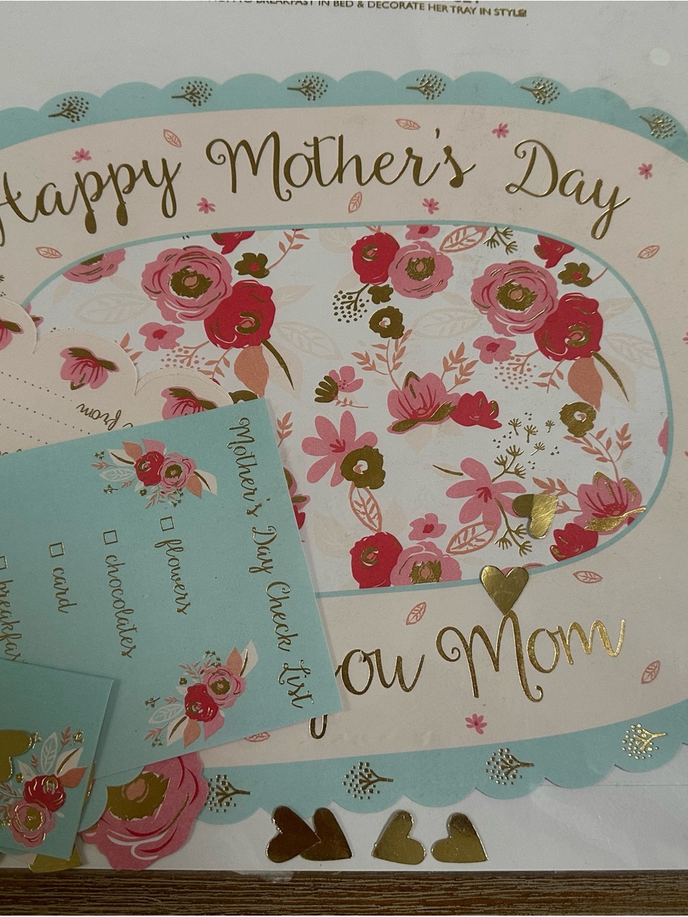 Vivid Wrap Mother's Day Breakfast Tray Decorating Set